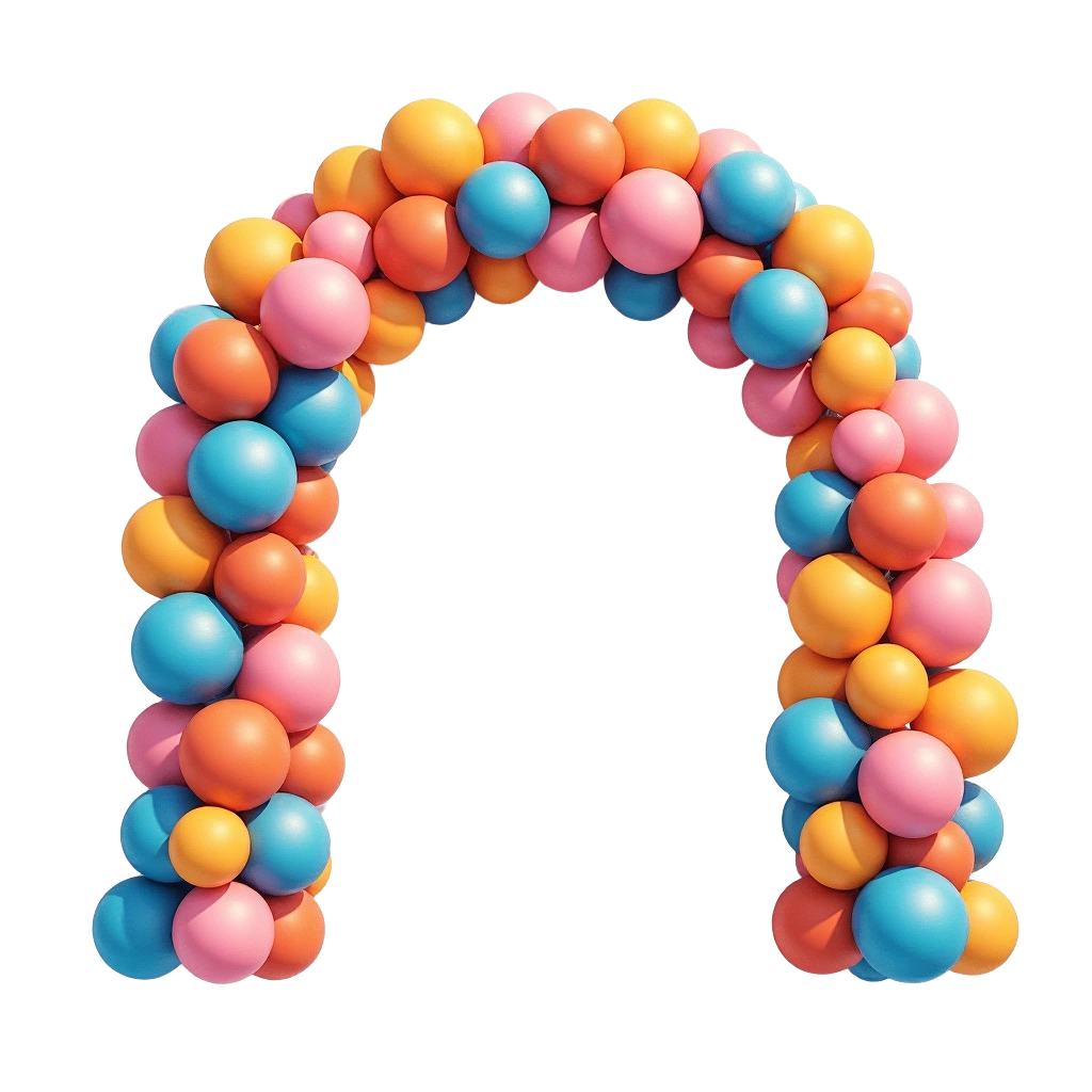 Colorful Balloon Arch